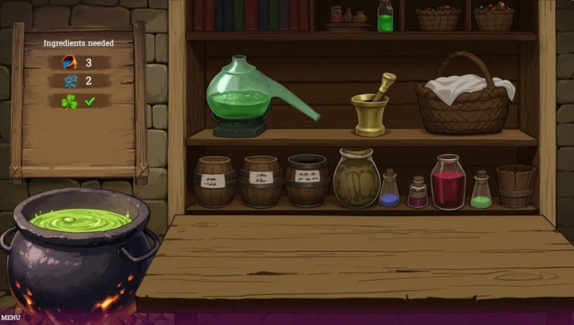 [模拟经营互动SLG]魅惑女巫:青玉魔药铺官方中文步兵版+全CG动态1.5G