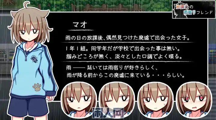 [互动RPG]放学后的避雨朋友 放課後の雨宿りフレンド AI汉化版510M
